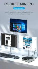 Newest Mini Computer Core i5i7 1030NG7 1060NG7 Quad Cores 8GB DDR4 MME Portable Linux Pocket Mini PC - Image 7