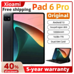 2024 Original Global Version Tablet Android 13 Pad 6 Pro 16GB+512GB Snapdragon 888 Tablets PC 5G Dual SIM Card WIFI HD 4K Mi Tab