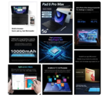 2024 Original Pad 6 Pro Global Version Tablet PC Android 13 Snapdragon 888 16GB 512GB HD 4K Mi Tab 5G Wifi Tablet Google play - Image 5