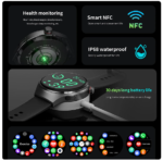 NFC WATCH GT4 Mini Smart Watch Women For Huawei GPS Tracker AMOLED Screen Bluetooth Call Fashion Smartwatch Wireless Charger - Image 2