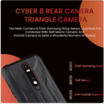 HOTWAV CYBER 8 Global Version Mobile Phone 4GB 64GB Waterproof 8280mAh 16MP Camera 6.3 Inch NFC Android 11 Rugged Smartphone