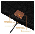 2in1 Winter Bluetooth 5.0 Headset Headband Warm Music Hat with Soft Scarf Microphone for Handsfree Call Outdoor Sport Cap Gifts - Image 2