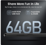 KXD A08 4G Smartphone 4GB RAM 64GB ROM 6.52 Inch Android 12 Cellphone Octa Core Mobile Phone 4500mAh 13MP Rear Camera Dual SIM - Image 4