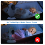 4.3 Inch Video Baby Monitor With Digital Zoom Surveillance Camera Auto Night Vision Two Way Intercom Babysitter Security Nanny