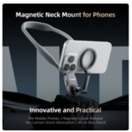 TELESIN Silicone Phone Magnetic Neck Mount Quick Release Hold for Iphone 15 14 13 12 11 SAMSUNG HUAWEI XIAOMI Phone Accessories