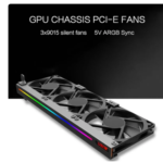 Universal GPU Cooling Fan 3X90mm ARGB Sync Lighting 5V Addressable RGB Silent Chassis PCI Graphics Card Cooler Fan
