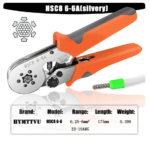Tubular Terminal Crimping Pliers HSC8 6-4A Crimping Wire Electrical Ferrule Crimping Tool Kit For Household Appliances - Image 6