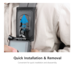 Vamson 360 Degree Rotary Backpack Clip for Insta 360 X3 Chest Shoulder Clamp Mount for Insta360 One X2 X3 Dji Action 3 GoPro 11 - Image 2