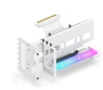 EZ-40 ARGB Graphics Card Vertical Bracket GPU Holder 5V 3PIN Graphics Card Mount Support with PCI-E 4.0 X16 Adapter Cable for PC