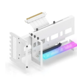 EZ-40 ARGB Graphics Card Vertical Bracket GPU Holder 5V 3PIN Graphics Card Mount Support with PCI-E 4.0 X16 Adapter Cable for PC