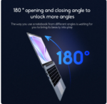 DERE R14 Laptop 14.1 inch 16:10 IPS Full HD Intel Celeron N4500 12GB DDR4+512GB SSD Study Office Ultrabook Windows 11 Notebook