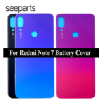 For Xiaomi Redmi Note 7 Battery Cover Rear Door Back Housing Case Middle Chassis Replacement Parts Note 7 Pro Back Glass Cover