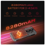 HOTWAV CYBER 8 Global Version Mobile Phone 4GB 64GB Waterproof 8280mAh 16MP Camera 6.3 Inch NFC Android 11 Rugged Smartphone - Image 6