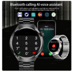 NFC WATCH GT4 Mini Smart Watch Women For Huawei GPS Tracker AMOLED Screen Bluetooth Call Fashion Smartwatch Wireless Charger - Image 3