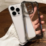 Luxury Shockproof Clear Phone Case For iPhone 15 14 13 12 11 Pro Max X XR XS 8 Plus Silicone Bumper Transparent Hard Back Cover