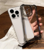 Luxury Shockproof Clear Phone Case For iPhone 15 14 13 12 11 Pro Max X XR XS 8 Plus Silicone Bumper Transparent Hard Back Cover