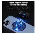 Cell Phone Cooler Plate Iron Sheet Cooling Fans Heat Sink Circular Cooler Sticker Magnetic Holder Plates Magnet Mount Magnetic