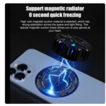Cell Phone Cooler Plate Iron Sheet Cooling Fans Heat Sink Circular Cooler Sticker Magnetic Holder Plates Magnet Mount Magnetic