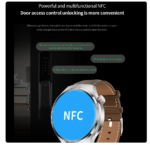 NFC WATCH GT4 Mini Smart Watch Women For Huawei GPS Tracker AMOLED Screen Bluetooth Call Fashion Smartwatch Wireless Charger - Image 5