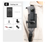 Vamson 360 Degree Rotary Backpack Clip for Insta 360 X3 Chest Shoulder Clamp Mount for Insta360 One X2 X3 Dji Action 3 GoPro 11 - Image 3