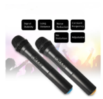 Wireless Microphone Recording Karaoke Handheld With Rechargeable Lithium Battery Receiver Automatic Frequency 60M Party Stage - Image 5