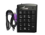 Free Shipping PS/2 19 Keys Keypad Numeric Keyboard Multifunction Wired Number Calculator For Laptop Easy To Use win7 ps2 numpad - Image 3
