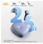 mzyJBL Wave300 True Wireless Bluetooth Headphones IPX2 Waterproof Earphones Touch Control Game Headset Built-in Mic For Phone