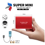 USB 3.14TB SSD External Hard Drive Mobile Solid State Hard Disk for Desktop Mobile Phone Laptop High Speed Storage Memory Stick