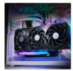 EZ-40 ARGB Graphics Card Vertical Bracket GPU Holder 5V 3PIN Graphics Card Mount Support with PCI-E 4.0 X16 Adapter Cable for PC - Image 3