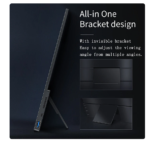 VCHANCE 13.3 Inch 1080p Portable Monitor Touch Screen 100%sRGB HDR Metal Frame Extender Display for Laptop Phone Xbox Switch PS4 - Image 5