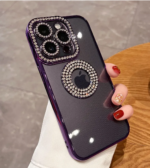 Luxury Electroplated Transparent Case For iPhone 11 12 13 14 15 Pro Max Plus Hollow Out Glitter Bumper Soft Rhinestone Cover - Image 4