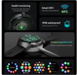 New GPS Smart Watch Men For Huawei GT4 Pro 360*360 HD Screen Heart rate Bluetooth Call NFC IP68Waterproof Blood Sugar Smartwatch - Image 3