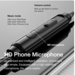 EARDECO HiFi Wired Headphones Heavy Bass In-ear Headphone Headset with Mic Earphone Sport Wire Phone Earbud Headset Stereo - Image 6