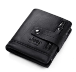 Rfid Genuine Leather Solid Men Wallet Travel RFID Blocking Cradit Card Holder With Coin Pocket Luxury Brand Business Clutch Bag - Image 4