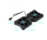 1pc Laptop Cooling Pads Foldable USB Cooling Fan 2 Fans Radiator Portable Laptop Cooling Pads Notebook Computer Cooler - Image 5