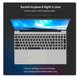 BEEX 15.6 inch Fingerprint Boot Intel N5095 Windows 10 DDR4 16/12GB Ram 128/256/512GB SSD 2.4G/5.0G Wifi Bluetooth Gaming Laptop