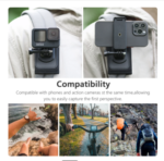 Vamson 360 Degree Rotary Backpack Clip for Insta 360 X3 Chest Shoulder Clamp Mount for Insta360 One X2 X3 Dji Action 3 GoPro 11 - Image 5
