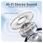 Bluetooth Headphones Stereo Sound Ear Buds IPX7 Waterproof Over Ear Earphones Fit For Sports/Phone/Laptop