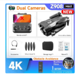 Z908 Pro / MAX Drone Professional 4K HD Camera Mini Dron Optical Flow Localization 3sided Obstacle Avoidance Quadcopter Toy Gift - Image 5