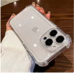 Luxury Shockproof Clear Phone Case For iPhone 15 14 13 12 11 Pro Max X XR XS 8 Plus Silicone Bumper Transparent Hard Back Cover - Image 2