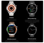 NFC WATCH GT4 Mini Smart Watch Women For Huawei GPS Tracker AMOLED Screen Bluetooth Call Fashion Smartwatch Wireless Charger