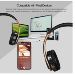 2023 Upgrading Wireless Bluetooth Headphones Stereo Headset Music Sports Overhead Earphone with Mic for Smart Phone TV PC Tablet - Image 4