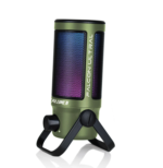 Talomen Falcon-Ultrla Gaming Lightweight USB Condenser Metal Microphone for Podcast Recording,PC Computer Streaming Mic with RGB