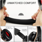 2023 Upgrading Wireless Bluetooth Headphones Stereo Headset Music Sports Overhead Earphone with Mic for Smart Phone TV PC Tablet - Image 5